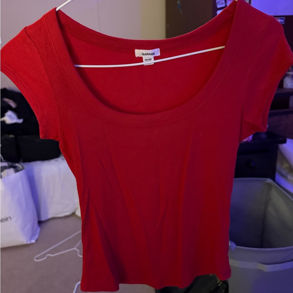 Red Garage top